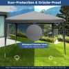 10 x 10 Feet Outdoor Pop-up Patio Canopy for  Beach and Camp
